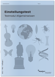 Einstellungstest Testmodul Allgemeinwissen