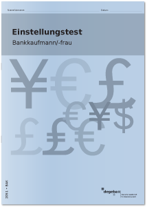 Einstellungstest Bankkaufmann / Bankkauffrau