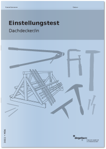 Einstellungstest Dachdecker / Dachdeckerin