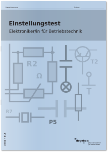 Einstellungstest Elektroniker / Elektronikerin für Betriebstechnik