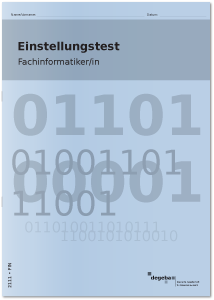 Einstellungstest Fachinformatiker / Fachinformatikerin