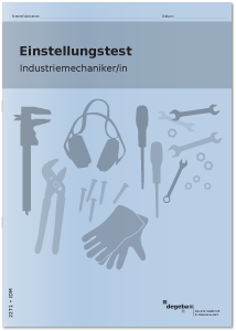 Einstellungstest Industriemechaniker / Industriemechanikerin