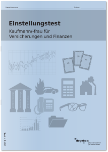 Einstellungstest Kaufmann / Kauffrau für Versicherungen und Finanzen