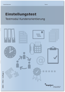 Einstellungstest Testmodul Kundenorientierung