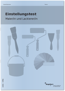 Einstellungstest Maler und Lackierer / Malerin und Lackiererin