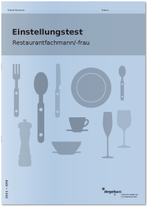 Einstellungstest Restaurantfachmann / Restaurantfachfrau