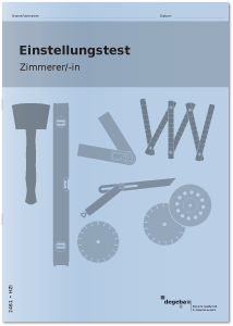 Einstellungstest Zimmerer / Zimmerin