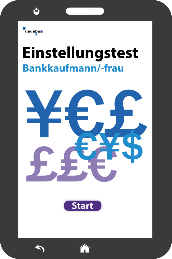 Online-Einstellungstest Bankkaufmann / Bankkauffrau
