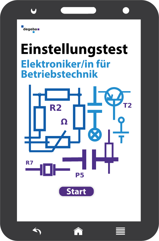 Online-Einstellungstest Elektroniker / Elektronikerin für Betriebstechnik