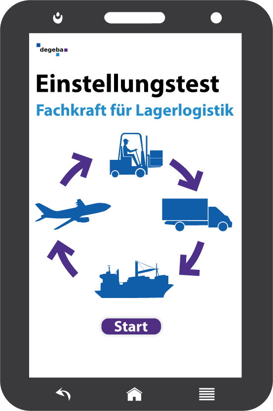 Online-Einstellungstest Fachkraft für Lagerlogistik