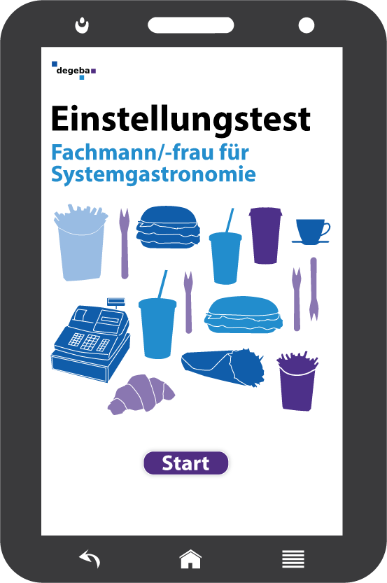 Online-Einstellungstest Fachmann / Fachfrau für Systemgastronomie