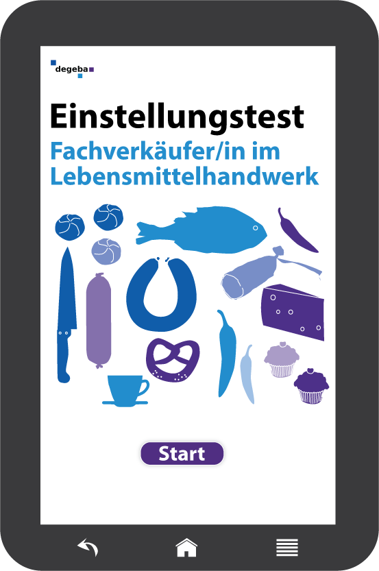 Online-Einstellungstest Fachverkäufer / Fachverkäuferin im Lebensmittelhandwerk