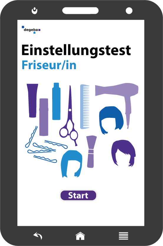 Online-Einstellungstest Friseur / Friseurin