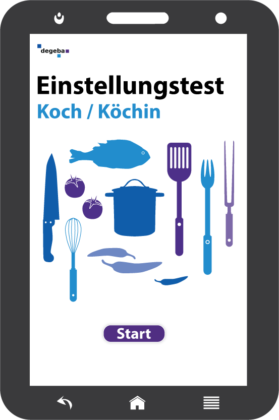 Online-Einstellungstest Koch / Köchin