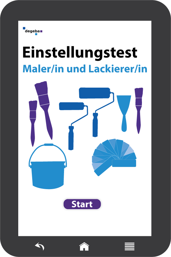 Online-Einstellungstest Maler und Lackierer / Malerin und Lackiererin