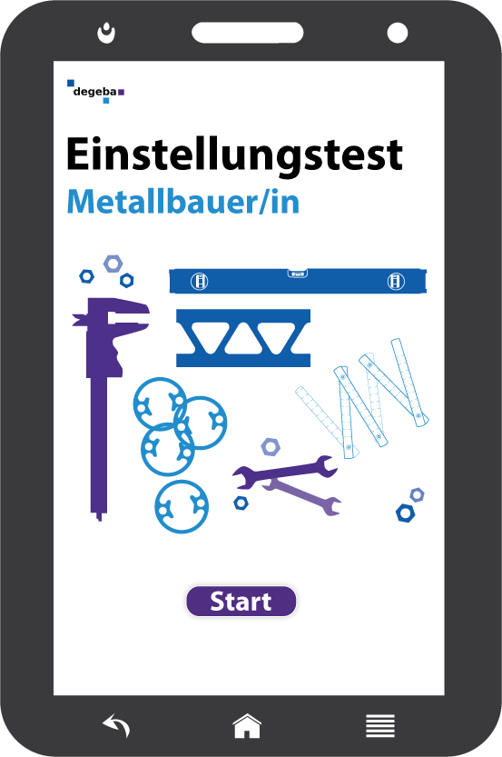 Online-Einstellungstest Metallbauer / Metallbauerin