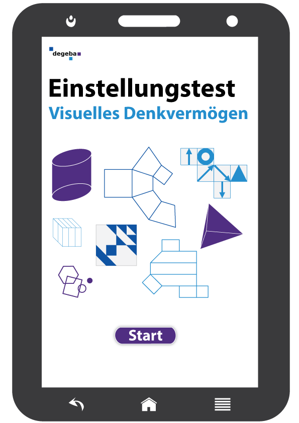 Online-Einstellungstest Testmodul Visuelles Denkvermögen