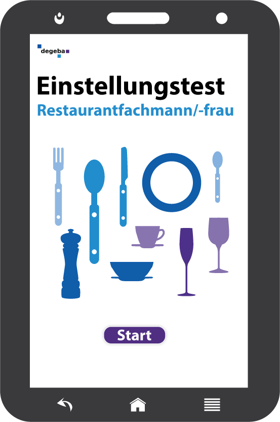 Online-Einstellungstest Restaurantfachmann / Restaurantfachfrau