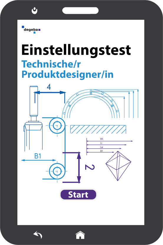 Online-Einstellungstest Technischer Produktdesigner / Technische Produktdesignerin