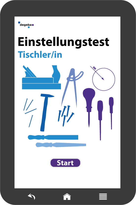 Online-Einstellungstest Tischler / Tischlerin