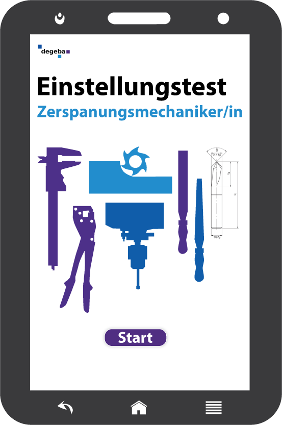 Online-Einstellungstest Zerspanungsmechaniker / Zerspanungsmechanikerin