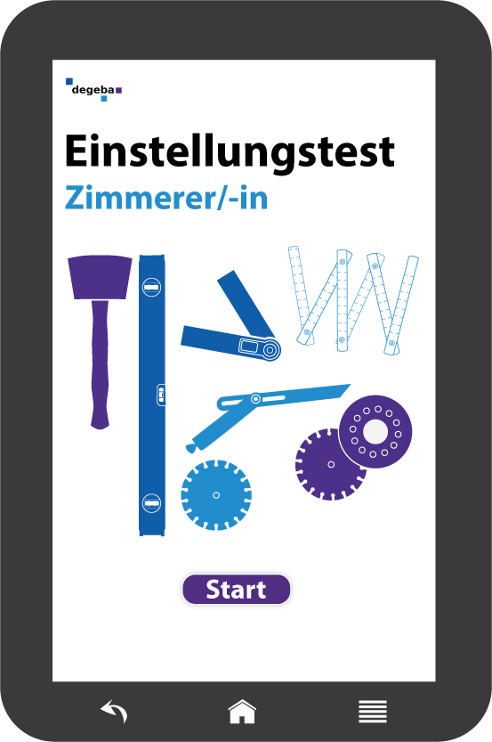 Online-Einstellungstest Zimmerer / Zimmerin